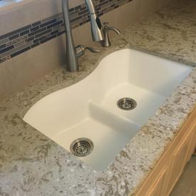 Spokane South Hill Composite Quartz Sink Detail 10